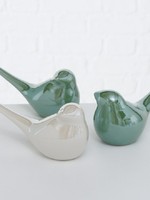 Boltze Home figuur Perly Vogel H8cm keramiek glanzend