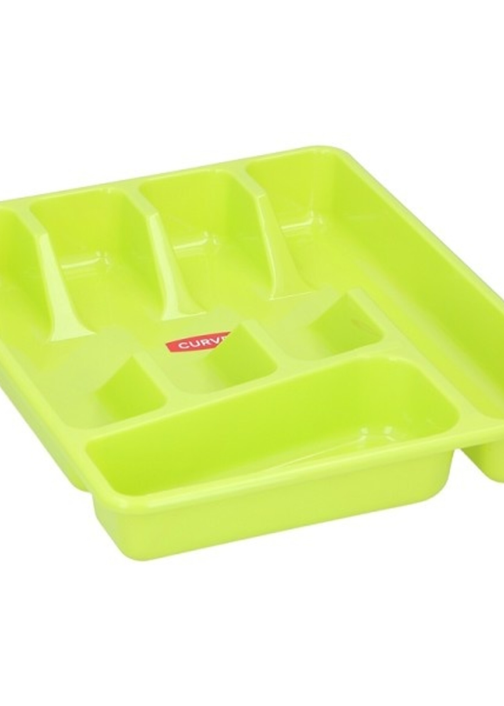 Bestekbak groen kunststof