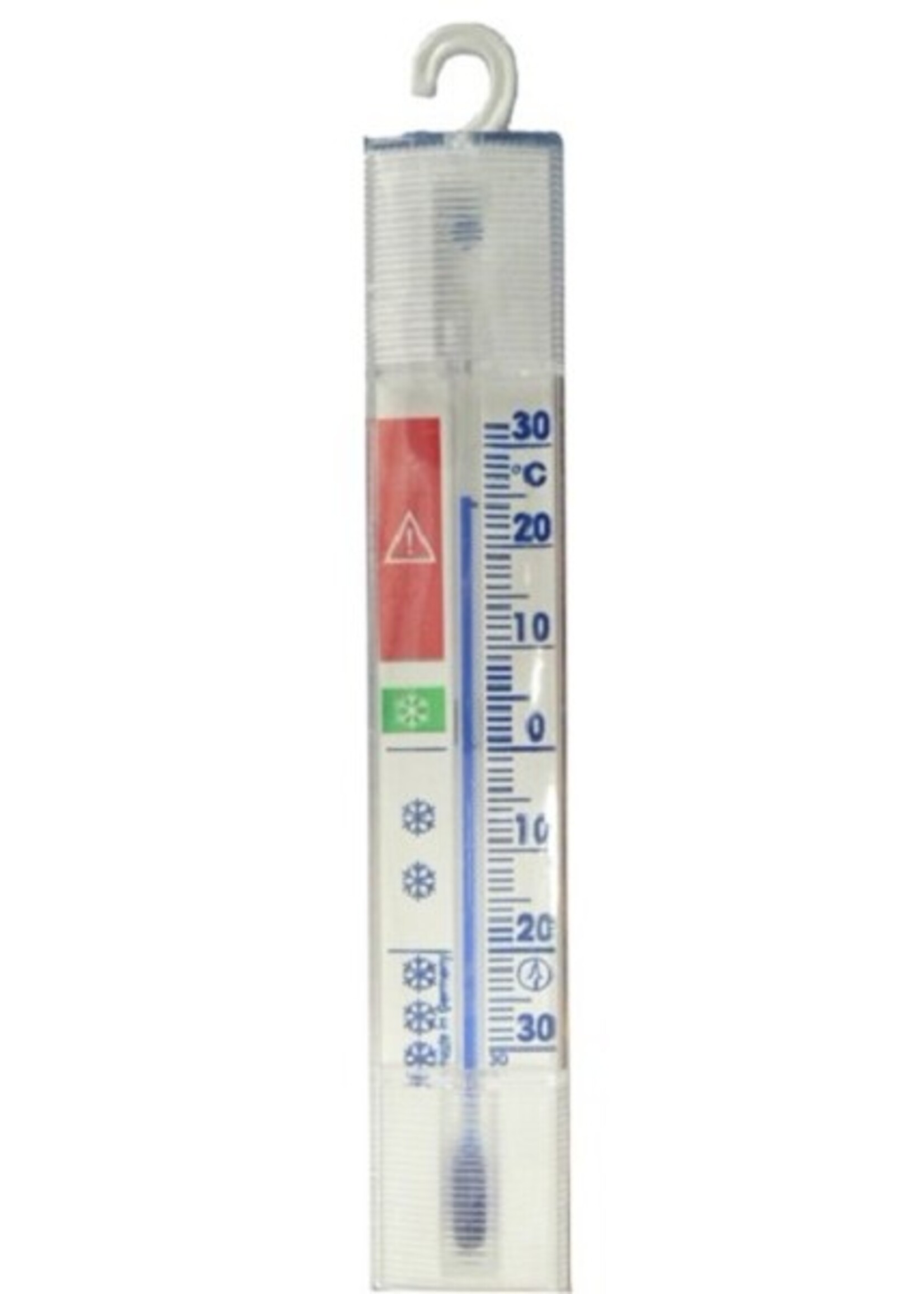 Dr.F hangende diepvriesthermometer -30 / +30grC. 11,5x2,5cm