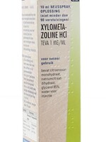 Teva Xylometazoline HCI 1mg/ml neusspray 10ml