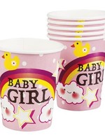 Boland Beker Baby meisje wegwerp 250ml pak a 6 stuks