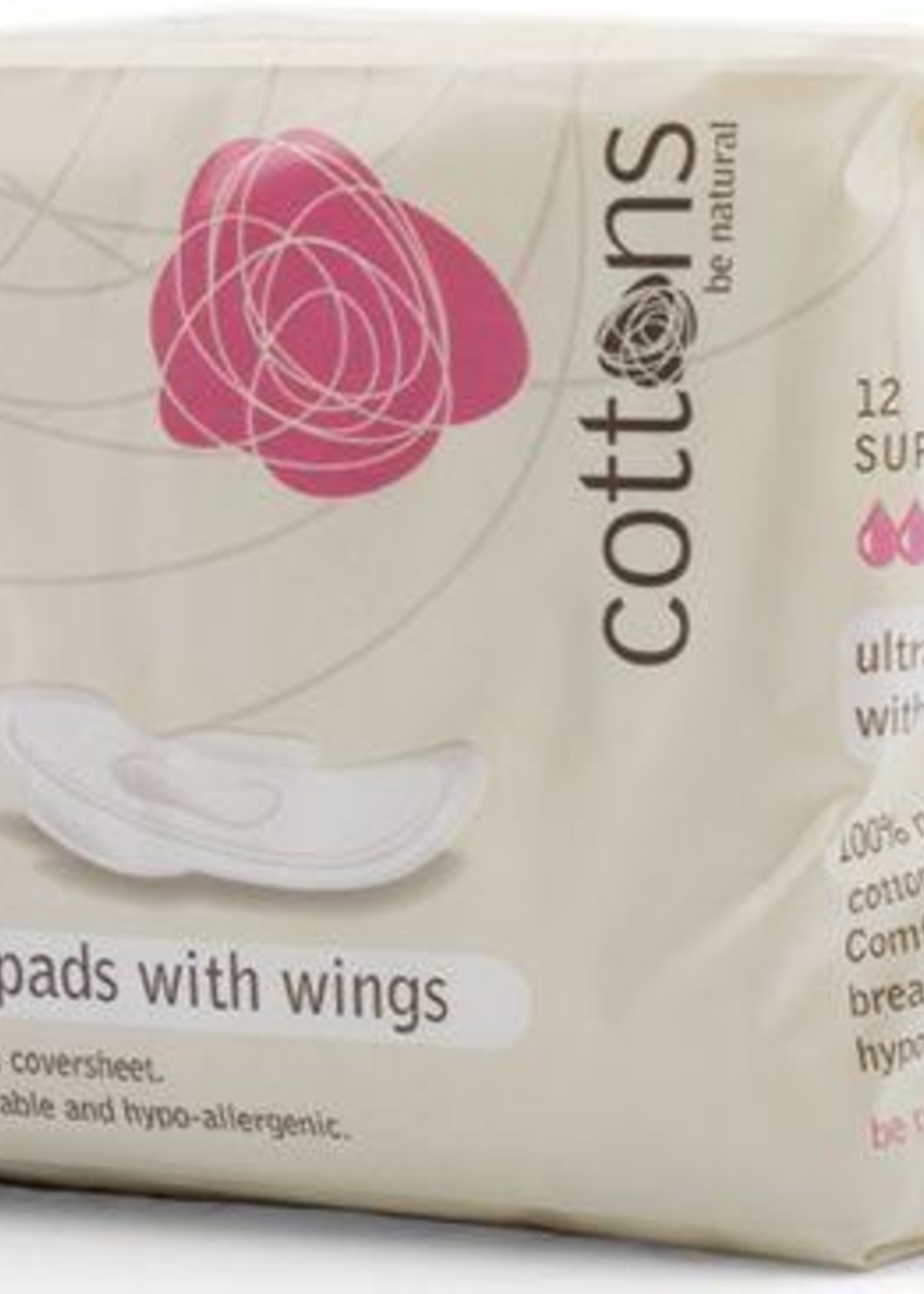 Cottons Maandverband Ultradun Super 12st