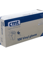CMT Onderzoekshandschoen vinyl wit gepoederd XL 100st