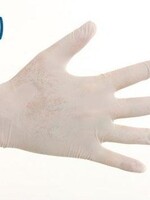 CMT Vinyl Handschoenen Poedervrij Maat L Wit/Transparant 100 stuks