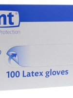 CMT Onderzoekshandschoen latex naturel poedervrij l 100st