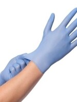 CMT Onderzoekshandschoen nitriel blauw poedervrij s 100st