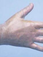 CMT Vinyl Handschoenen Poedervrij Maat  Wit/Transparant 100 stuks