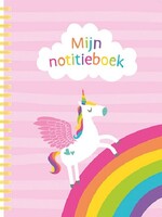 Deltas Mijn notitieboek Unicorn pink 19x15cm 112blz