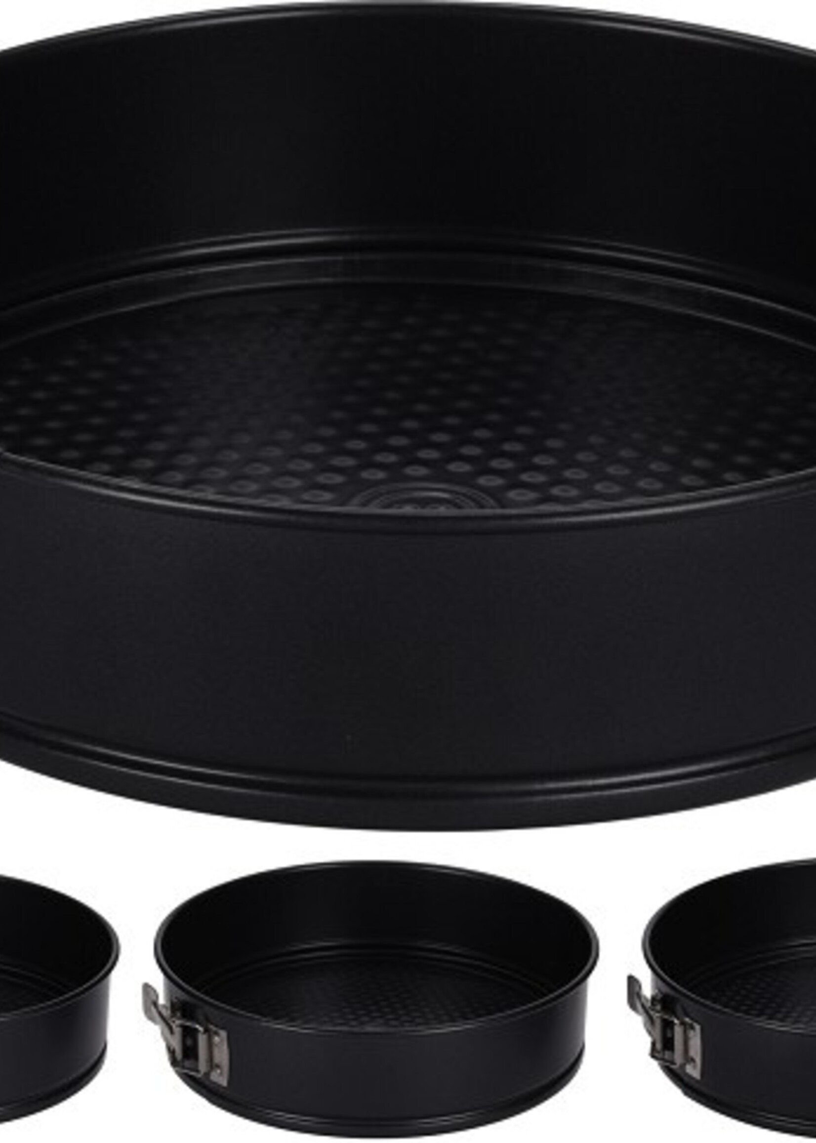 Springvormset 3-delig non stick 24, 26, 28cm