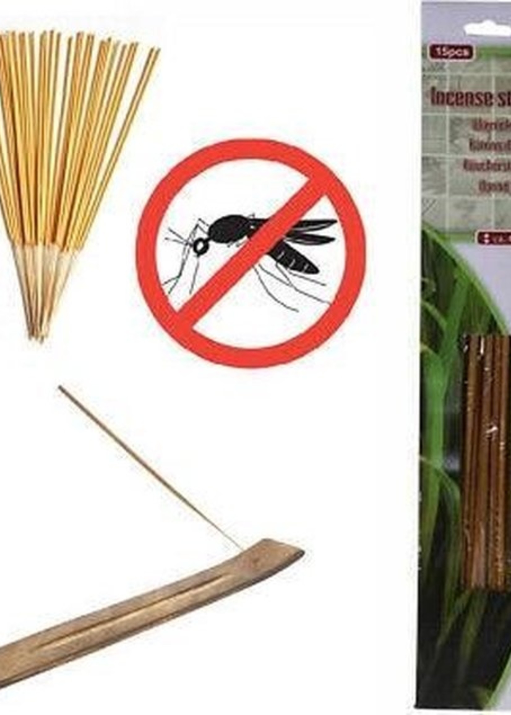 Wierrookstokjes met citronella 15 stuks