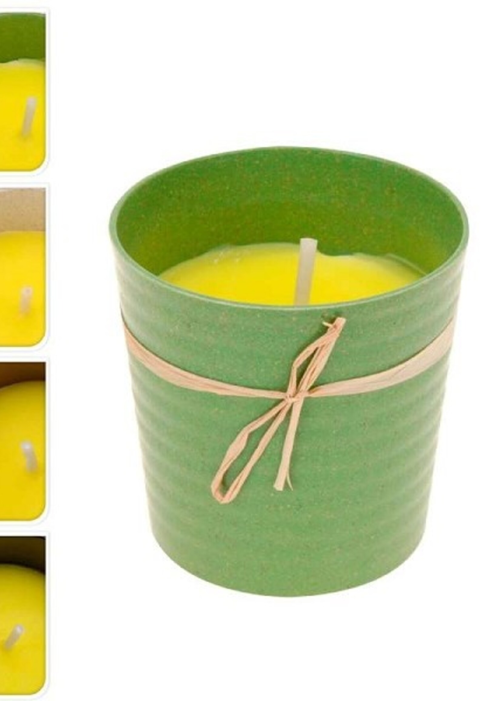 Citronella kaars in ecopot 9,5cmx9,5cm