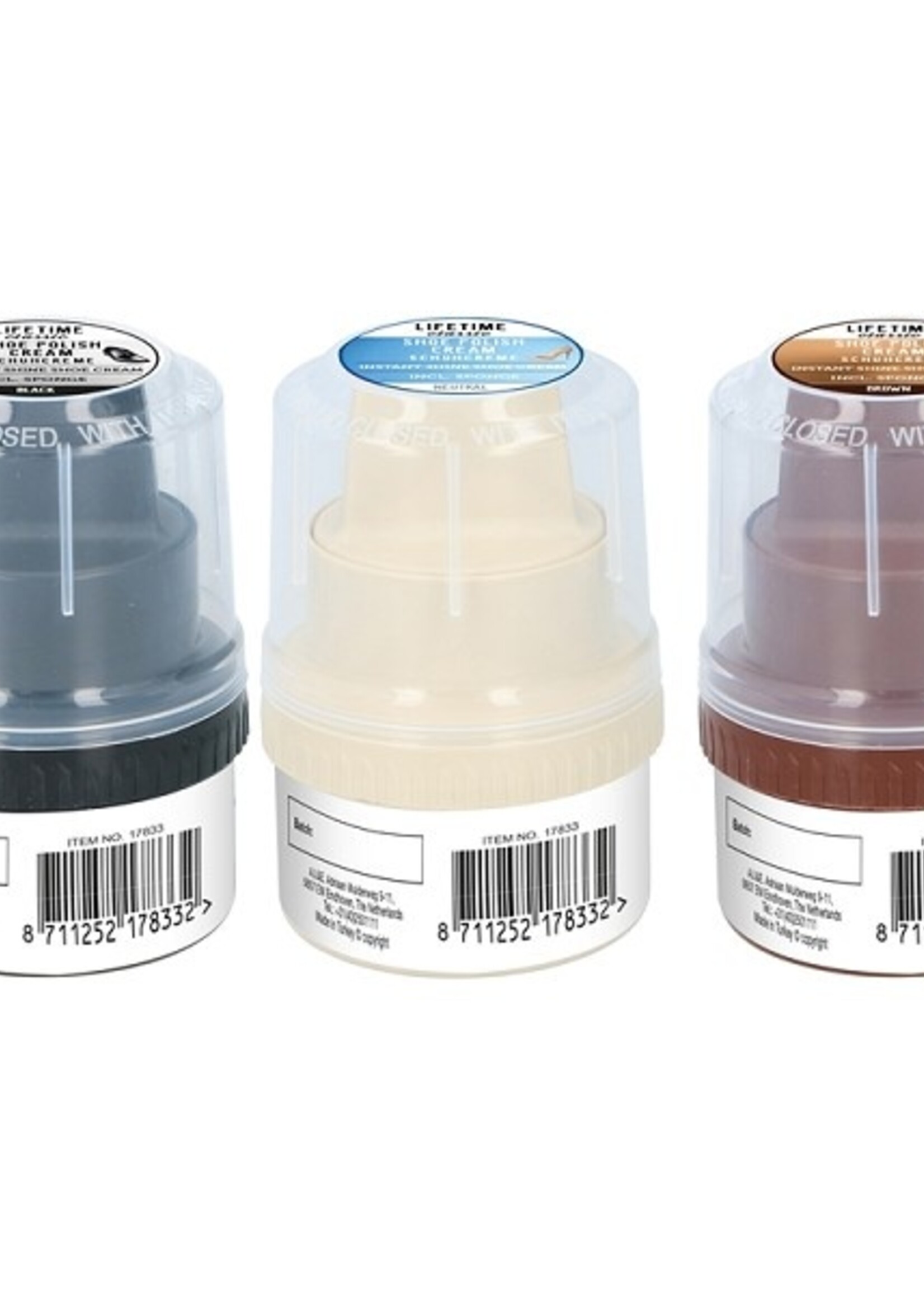 Schoenpoets 50ml met spons ALLEEN NEUTRAAL