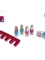 Pretty Perfect nagellakset 6-delig met glitters en tenenspreider
