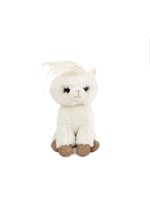 Take Me Home schaap glitter pluche met kuif en grote ogen 20cm