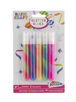 Grafix Twisted Glitterlijmset 5-delig op kaart (8 ml)