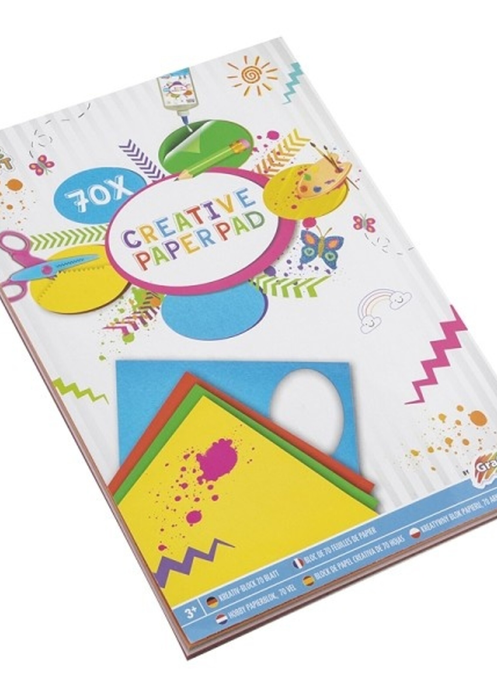Grafix Knutselpapier A4 - pak a 70 vel