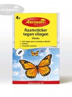 Aeroxon Raamsticker tegen vliegen 4 stickers in pakje