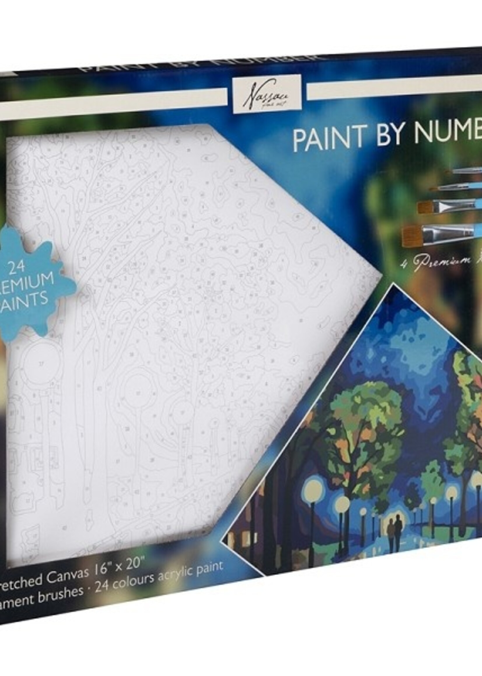 Grafix Schilderen op nummer avondwandeling 40x50cm