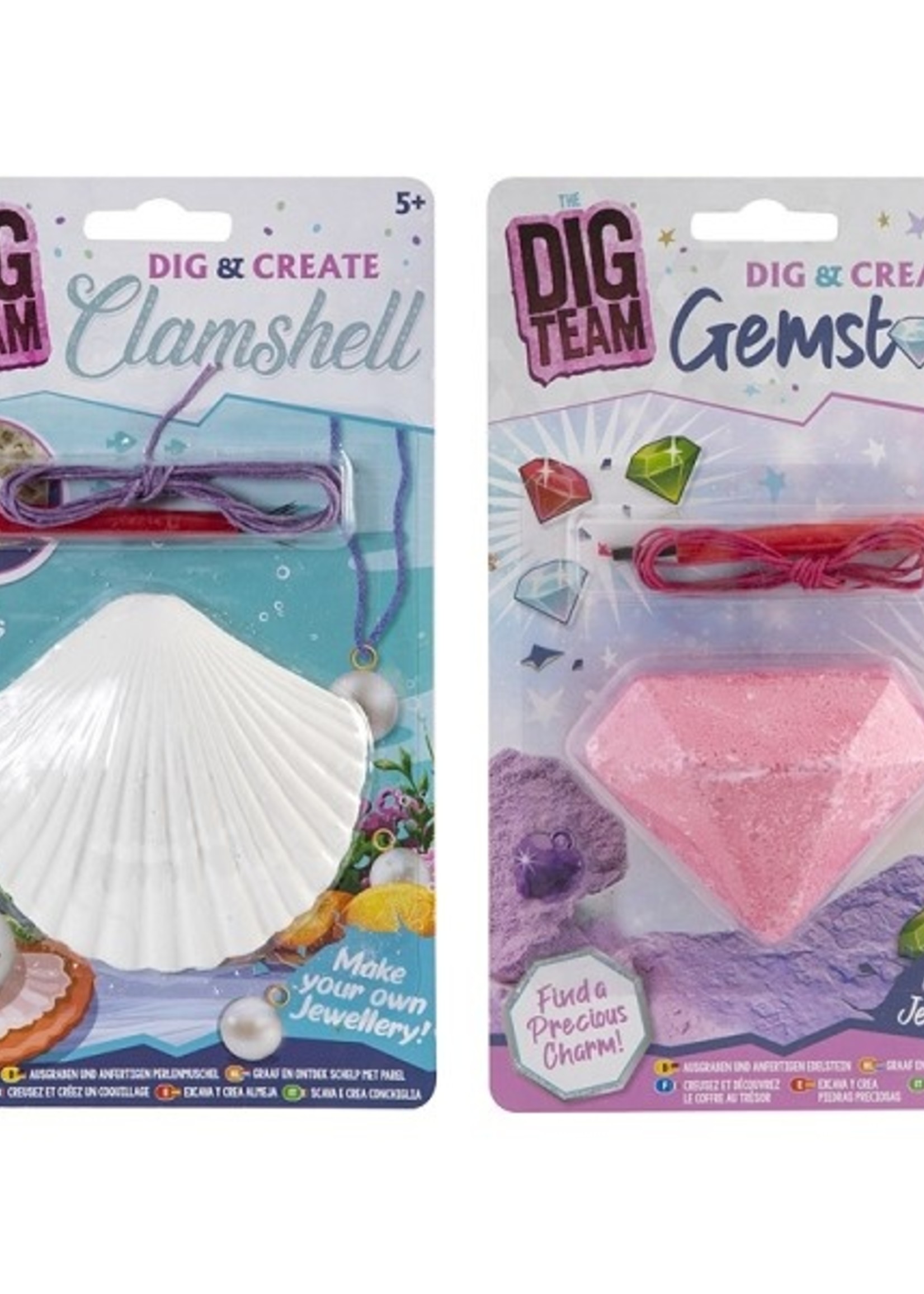 Grafix Uitbikset edelsteen of schelp