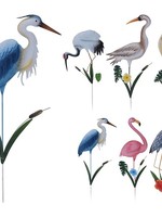 Tuinprikker vogel metaal op stok 40x1x100cm