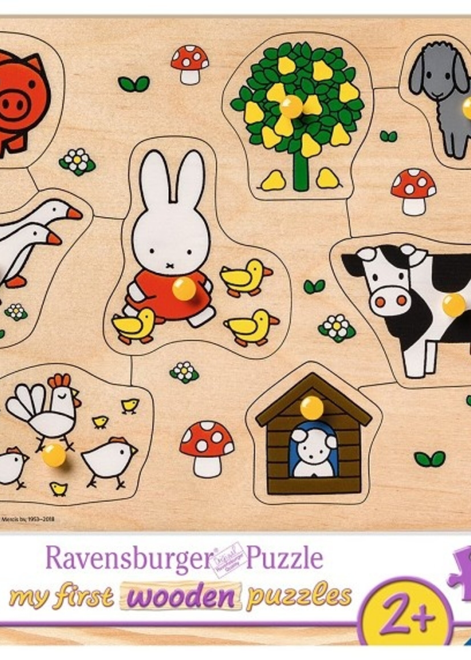 Ravensburger Nijntje op de Boerderij houten puzzel