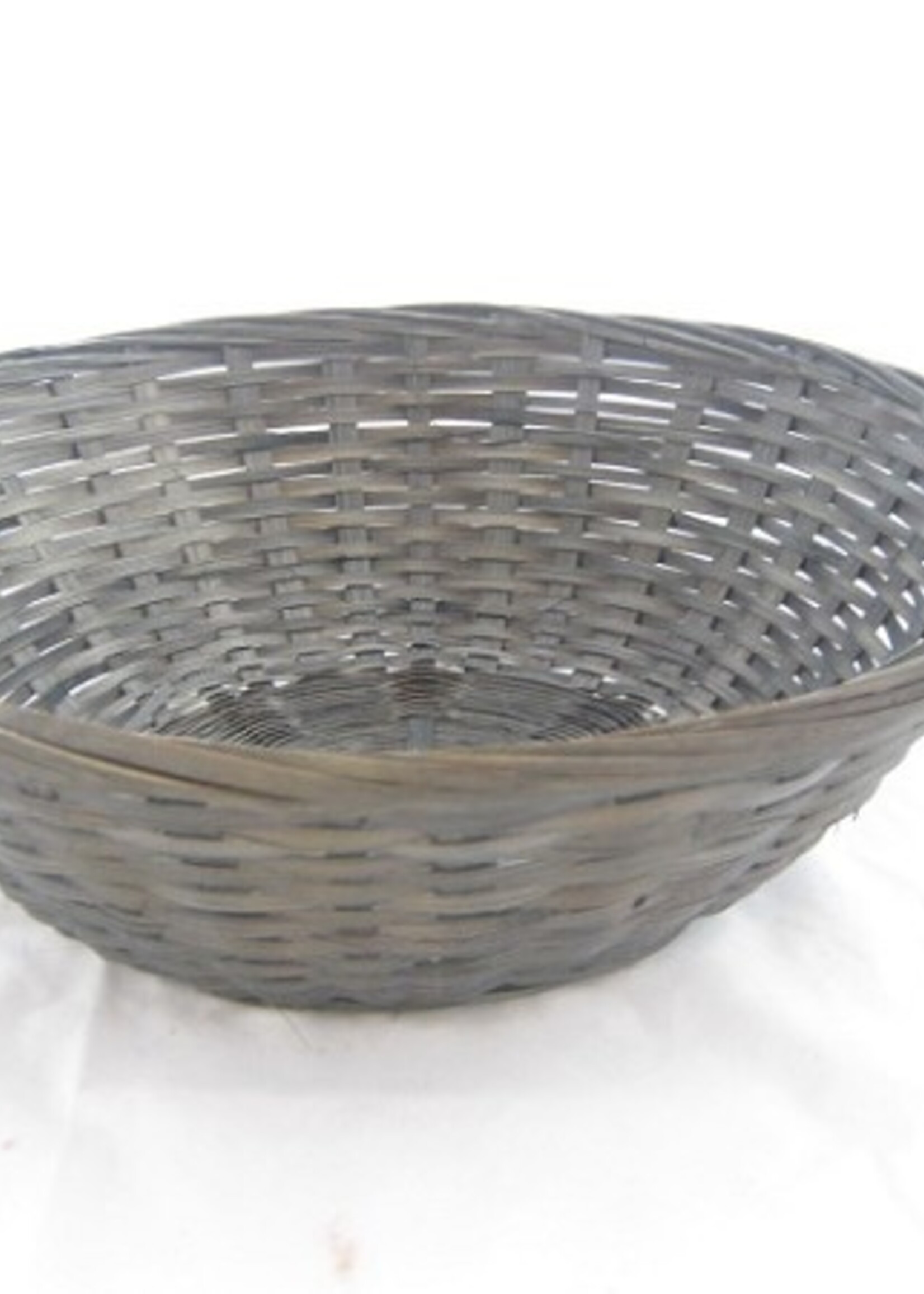 Broodmand bamboe antraciet Ø30x9cm