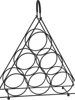 Wijnrek metaal voor 6 flessen 41x11x37,5cm