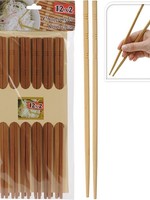 Chopsticks eetstokjes bamboe set a 12 paar