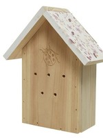 Insectenhuis grenen W17-H21cm lieveheersbeestjes