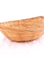 Broodmand bamboe ovaal 22x17x6/7.5cm
