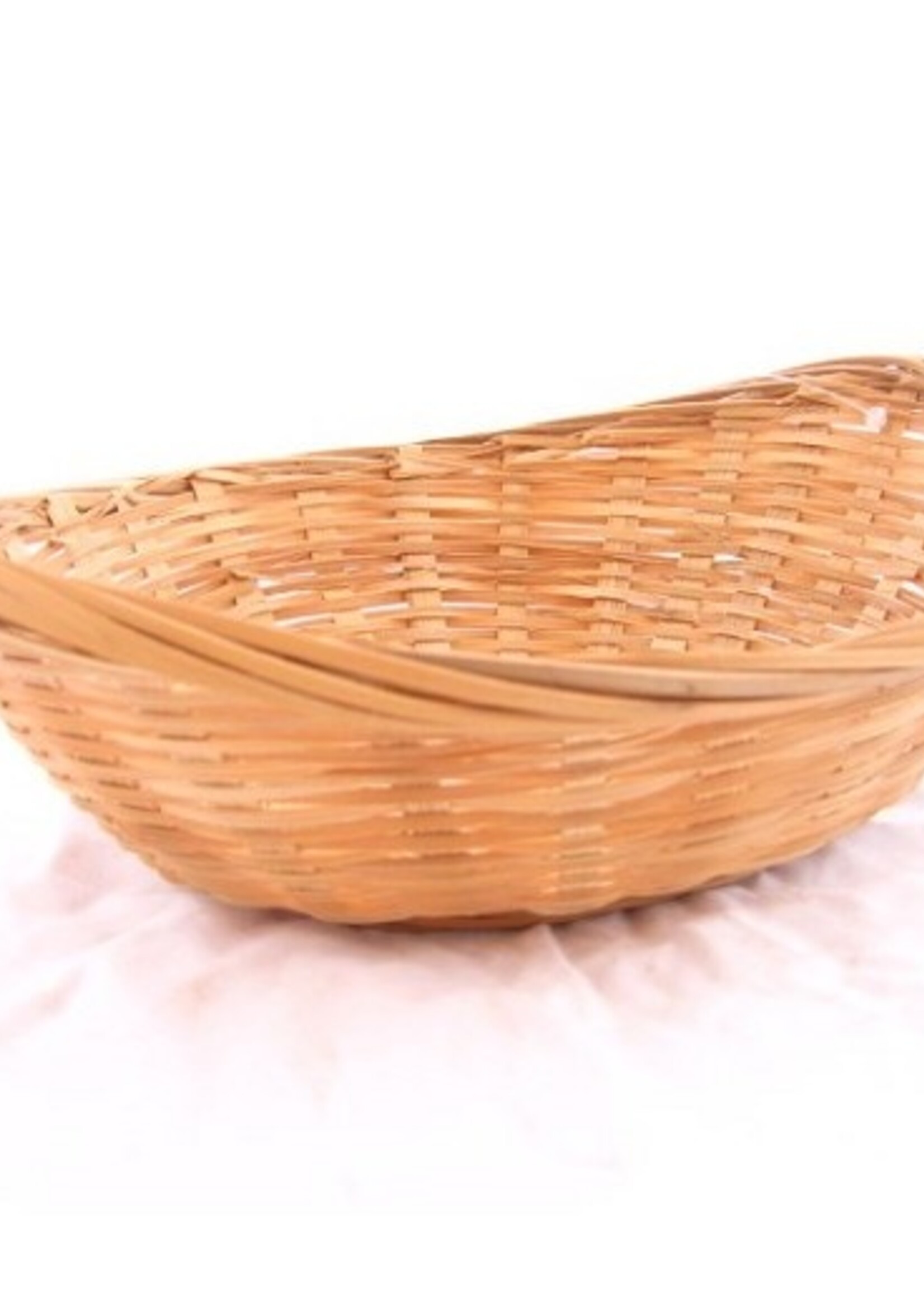 Broodmand bamboe ovaal 22x17x6/7.5cm