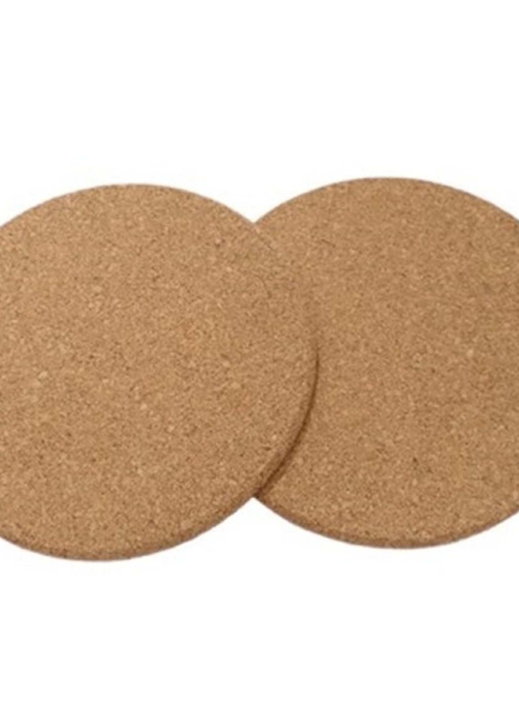 Panonderzetter kurk 18cm set 2 stuks