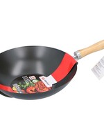 Alpina Wok 30cm houten handvat