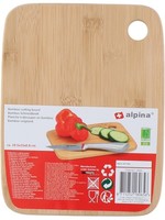 Alpina snijplank bamboe 19,5x15x0,8cm