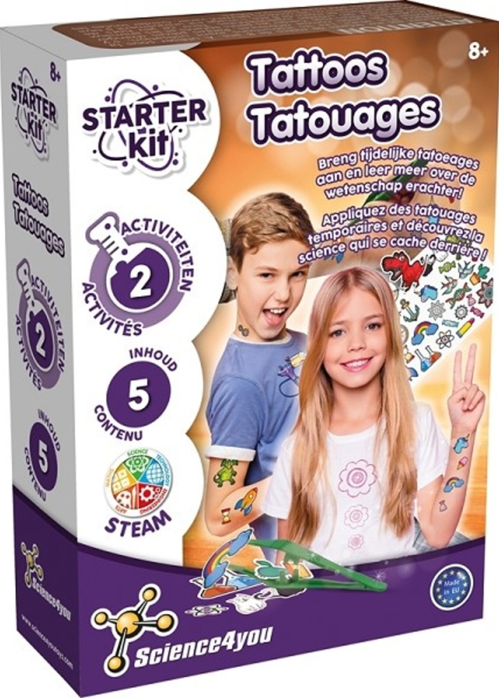 Science4You Starter kit Tattoos