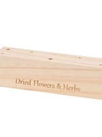 Esschert Design Bloemen en kruiden standaard hout 15x4x4cm ( exclusief bloemen )