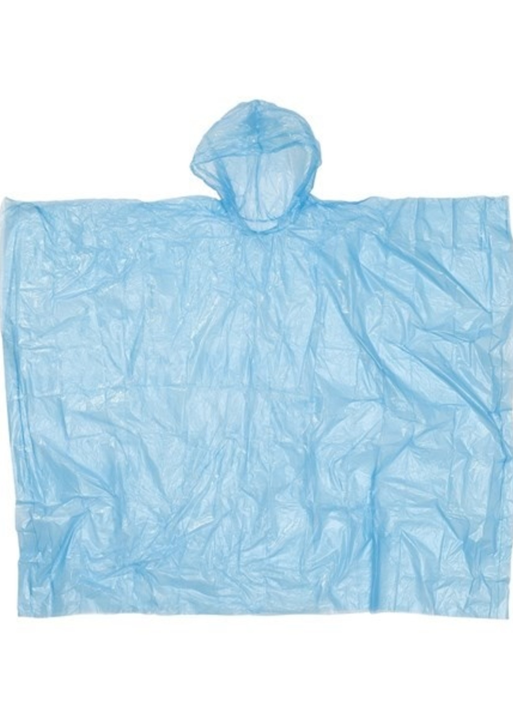 Regen poncho voor volwassenen vinyl one size fits all met capuchon. assorti kleuren