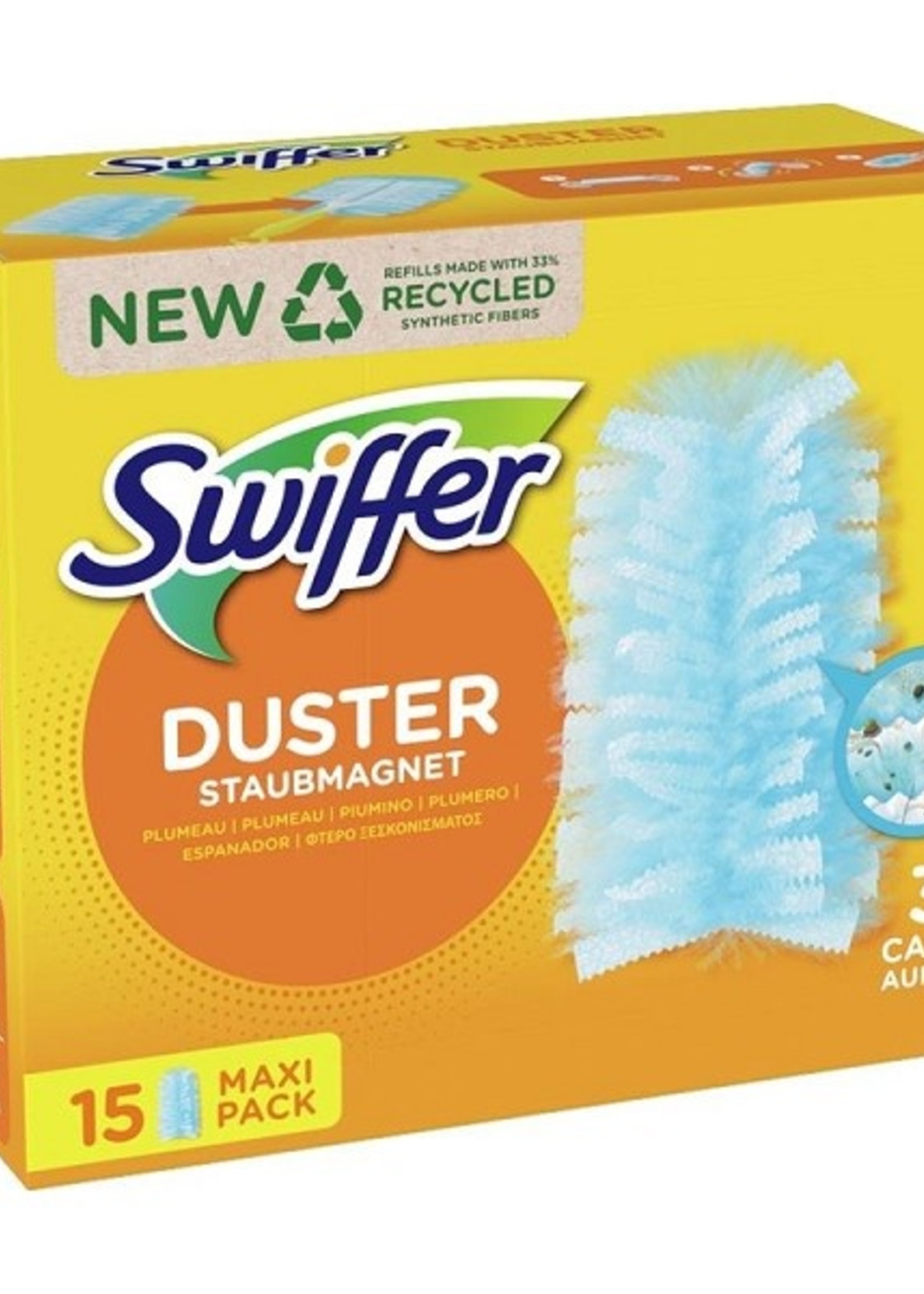 Swiffer Duster Trap & Lock navullingen pak a 15 stuks