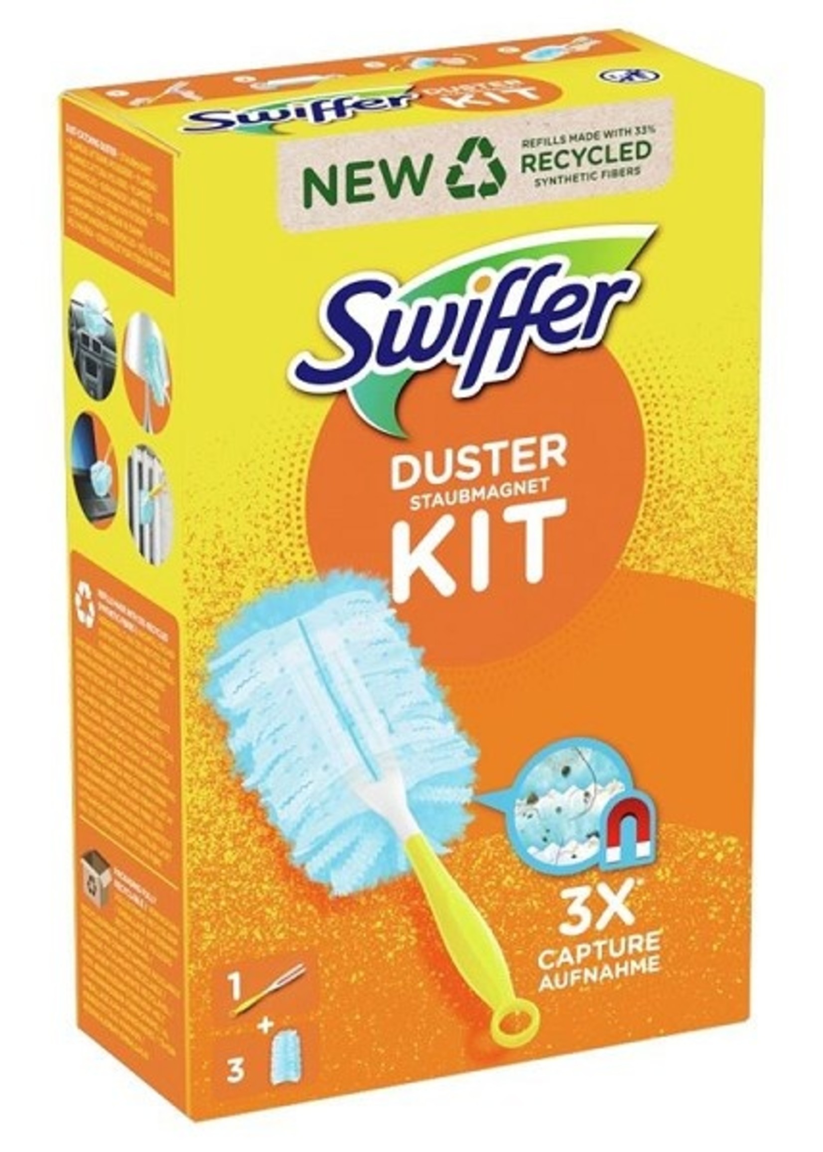 Swiffer vloerreiniger Droge Vloerdoekjes Navulling pak a 40 doekjes. Vangt en houdt stof vast