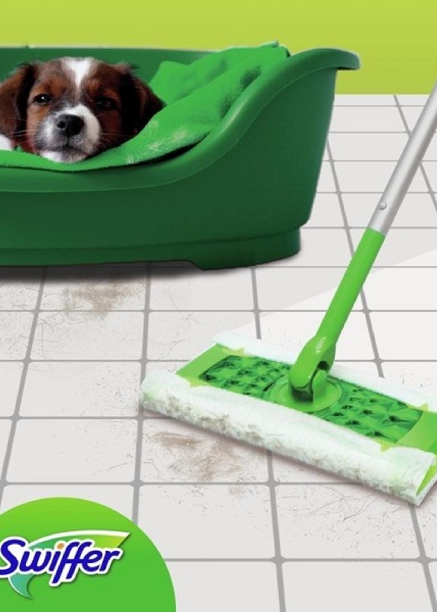 Swiffer Kit Vloerreiniger & Droge vloerdoekjes en Duster Plus navulling. Ideaal voor huisdieren