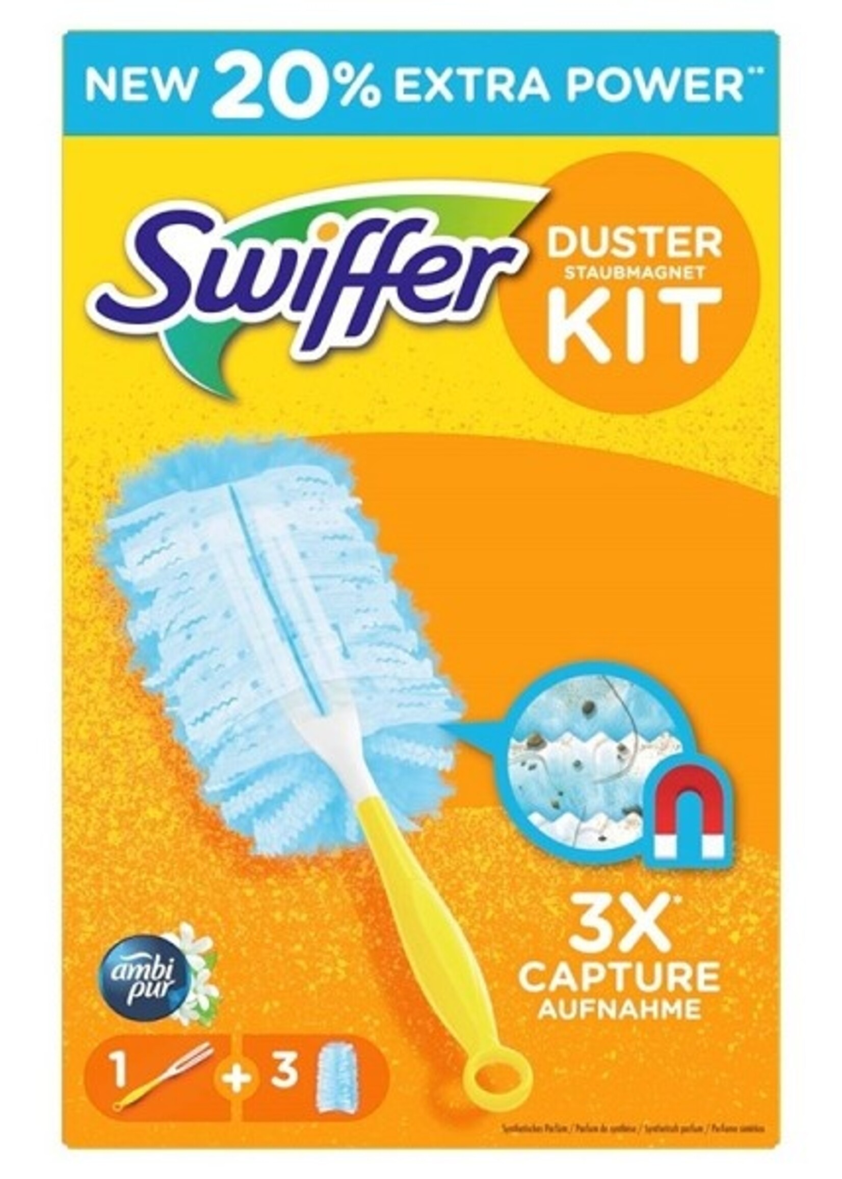 Swiffer Duster starterkit ambi pur met 3 navullingen