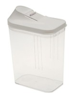 Keeeper Strooibus 1,5L 11,5x7x21cm wit/transparant