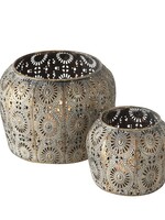 Windlichtset Malino 2-delig metaal