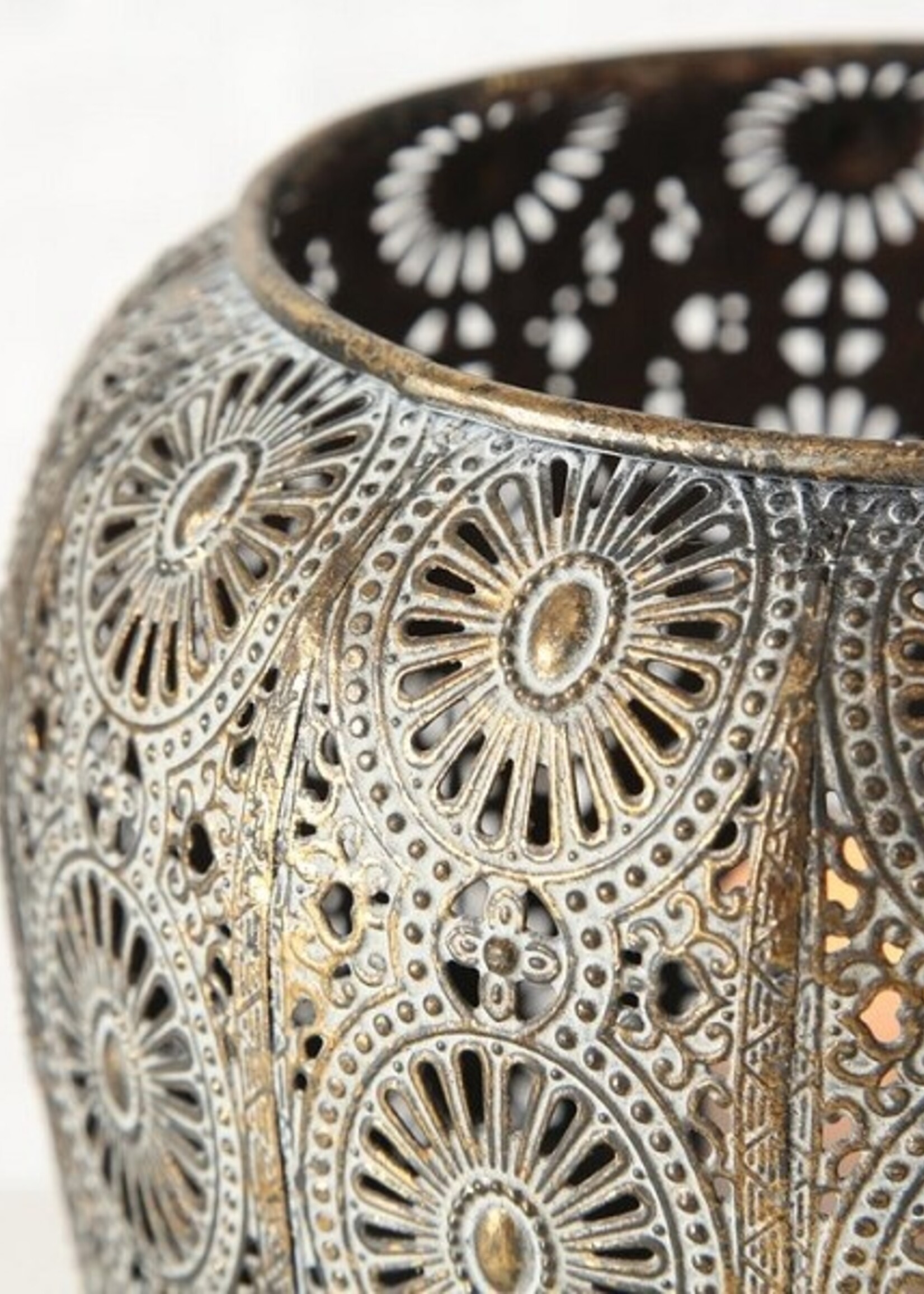 Windlichtset Malino 2-delig metaal