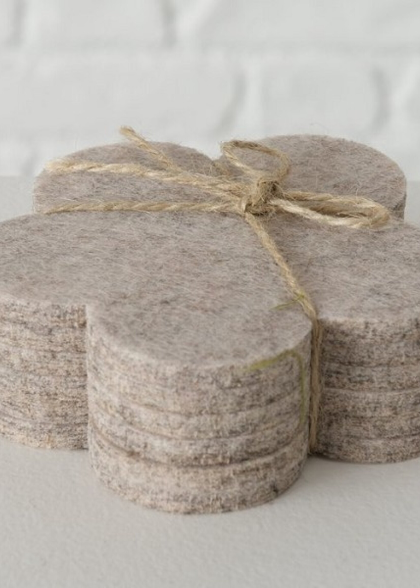 Boltze Home Onderzettersset Blossom 6-delig vilt Ø10cm