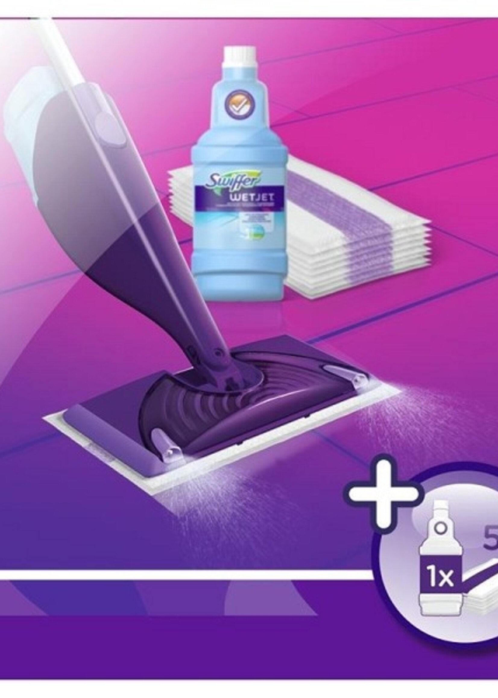 Swiffer WetJet Startset Alles-In-Een Dweilsysteem Voor Iedere Vloer