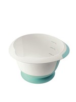 Keeeper mengkom 3,5L met zuignap Ø27x15cm wit/aqua