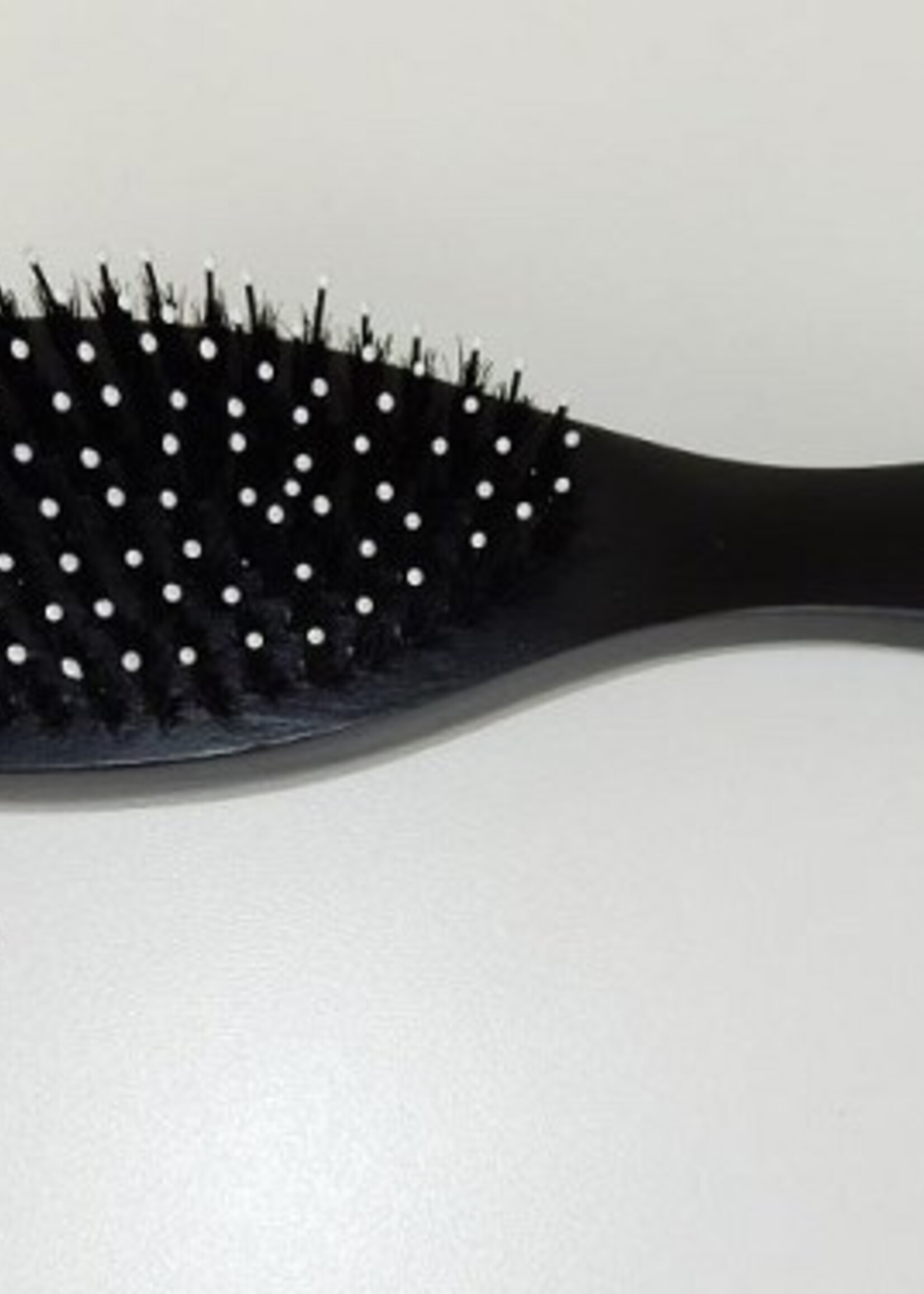 Haarborstel met pin zwart 22x6cm