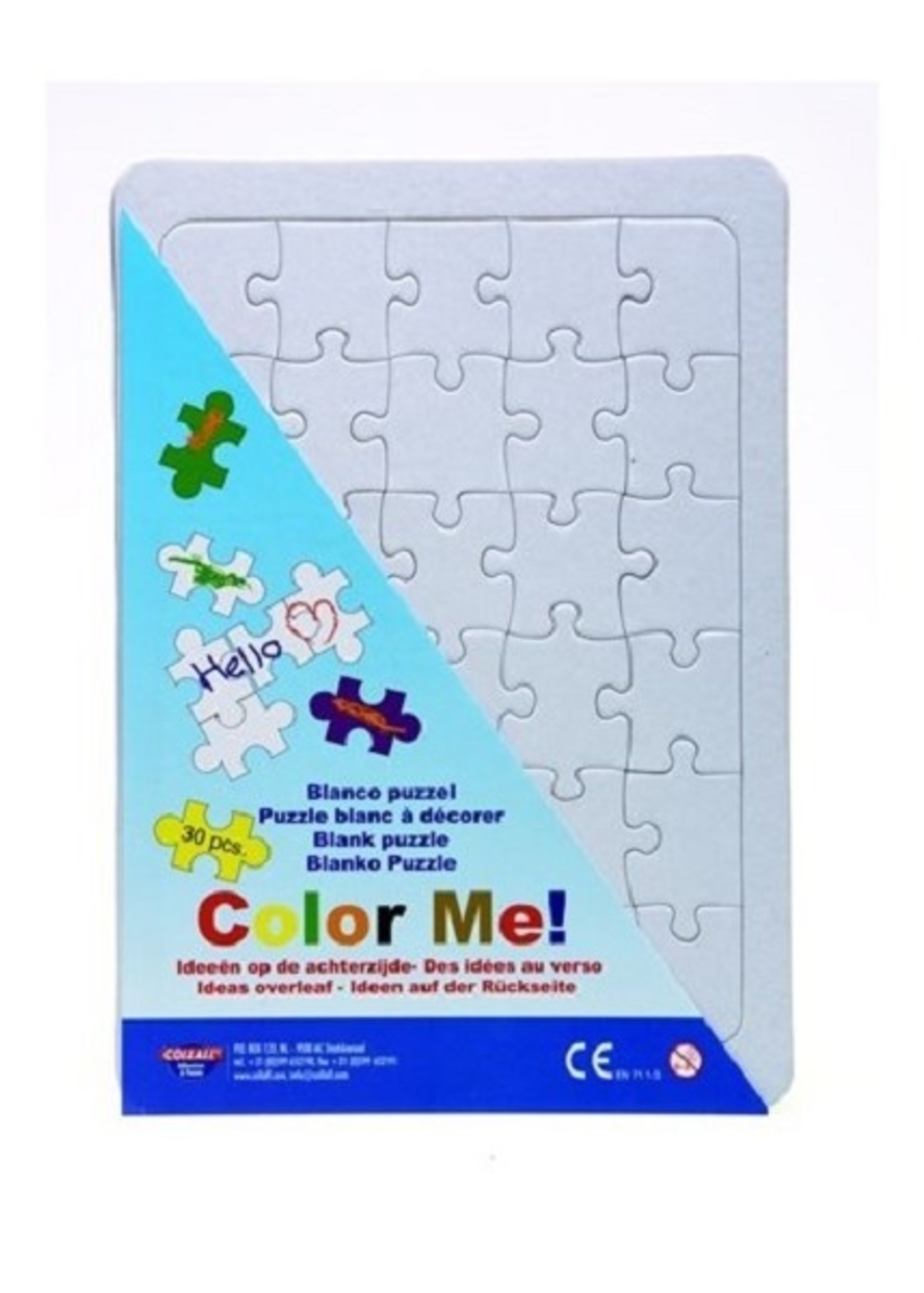 Collall blanco puzzel A4 30pcs