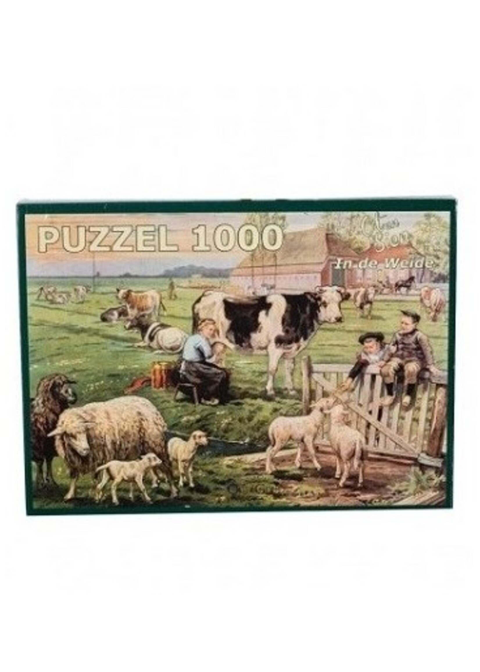 Ot en sien puzzel - In de weide 48x68cm